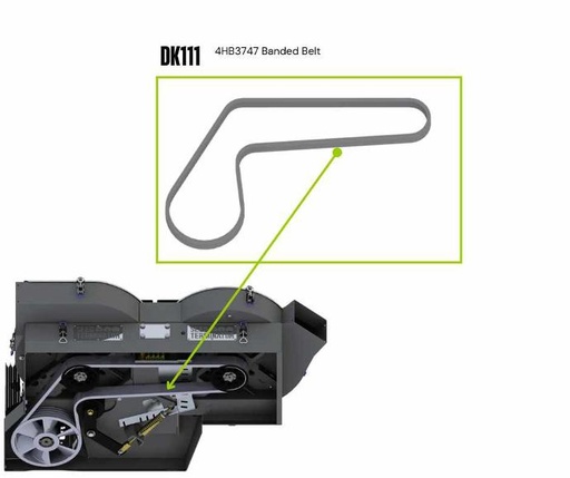 [UPK050] Belt Kit (Side & Mill Drive ORIGIN JD-S SmoothFeed2)